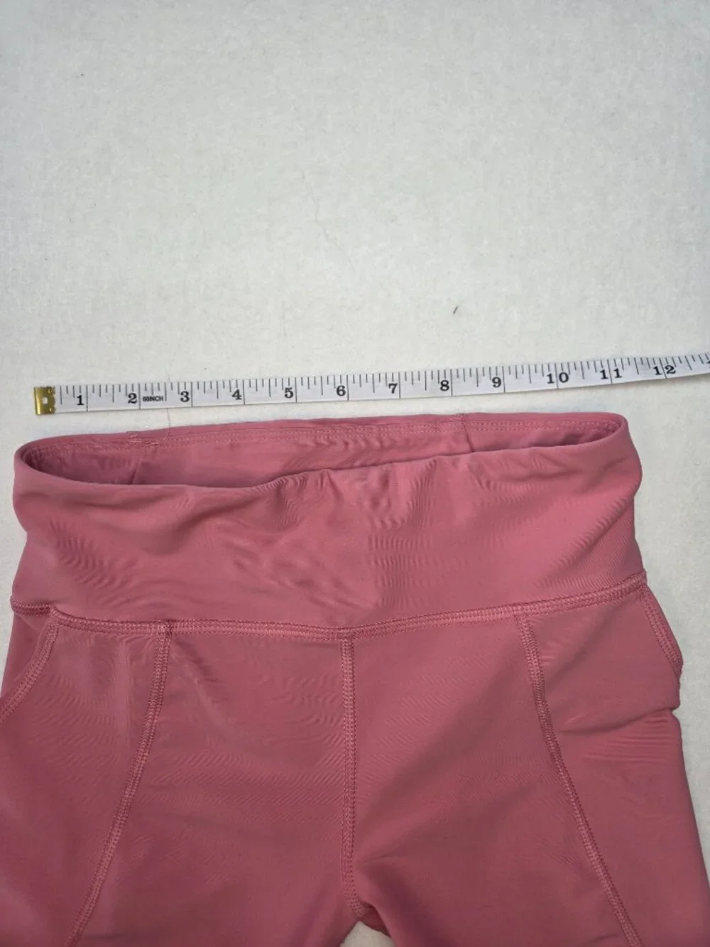 Old Navy Leggings Active Powersoft Pink High Rise Go-Dry Girls Size L (10-12)